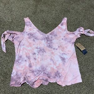 Tie Dye American Eagle Soft & Sexy Crop Top